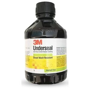 3M Car Care Underseal For Underbody Coating and Rust Protection Rust Removal (1 L)