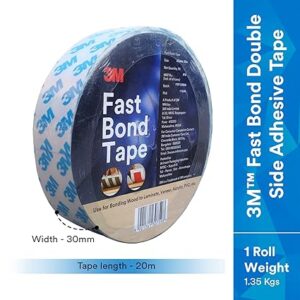 3M Fast Bond Double Side Adhesive Tape, 3 cm x 20 m